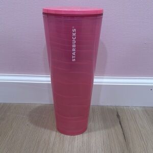 Starbucks Vibrant Pink Travel Tumbler